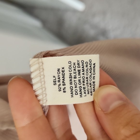 Beige button front knit maternity cardigan - Picture 7 of 7